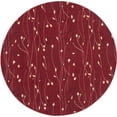 thumbnail image 3 of Nourison Grafix Transitional Botanical Red 8' x ROUND Area Rug, (8' Round), 3 of 8