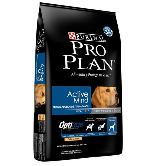 Alimento para Perro Purina Pro Plan Senior 7+ Razas Medianas y Grandes 13 kg