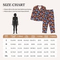 thumbnail image 4 of Bingfone Womens Pajama Sets Leaves Flower Print,Long Sleeve Loungewear Pajamas Set-X-Large, 4 of 8