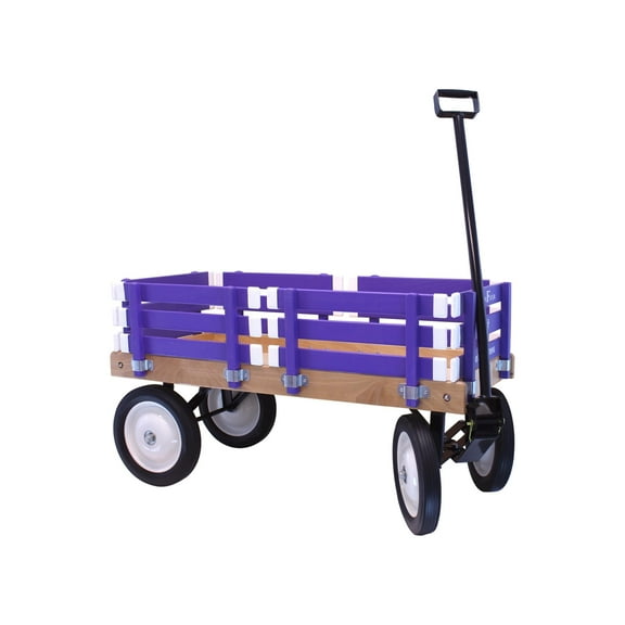 Berlin Flyer Kid's Wagon by AmishToyBox.com - Model F310 - Perfect Wagon for Children and Toddlers - Amish Made in Ohio, USA Purple
