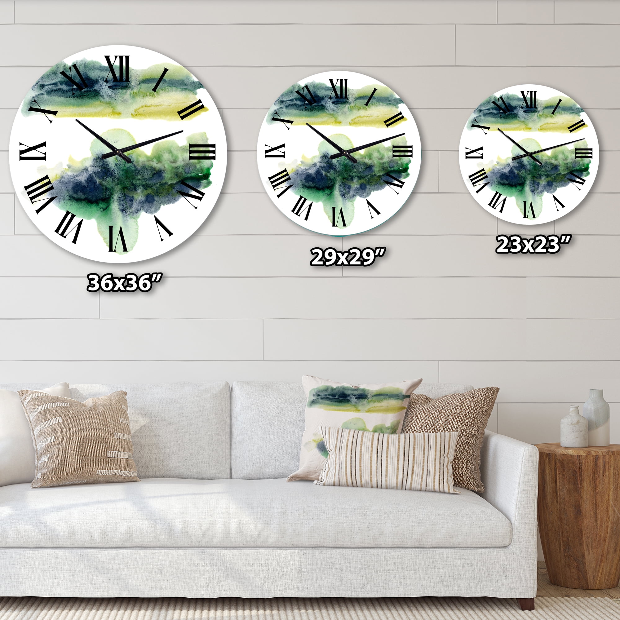 Designart 1 in Quartz Modern/Contemporary Wall Clock
