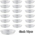thumbnail image 1 of 10 Pcs Soucoupe pour Plantes de Jardin Plateau d'Égouttement Base de Pot Ronde Contenant à Collation Transparent Animal de Compagnie, 1 of 7