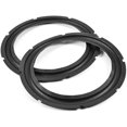 thumbnail image 3 of Pièces de Rechange pour Haut-Parleur en Caoutchouc Perforé 10 Pouces Bord en Mousse Anneaux de Subwoofer pour Réparation de Haut-Parleur (Noir) (4 Pcs), 3 of 8