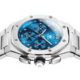 thumbnail image 4 of OLEVS Watches for Men Business Dress Analog Quartz Chronograph Gold Plated Stainless Steel Waterproof Luminous Date Classic Mens Wrist Watches Reloj Para Hombre, 4 of 15