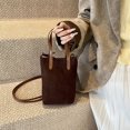 thumbnail image 2 of Bolso Tipo Cubo Hombro Mano Ante para Mujer Viajes, 2 of 7