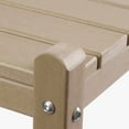 thumbnail image 2 of WestinTrends 36" Outdoor Adirondack HDPE 2-Tier Patio Side Table, Weathered Wood, 2 of 14