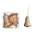 thumbnail image 1 of Christmas Decorative Small Pendant Set, Plastic Electroplated Golden Color Ornaments for Holiday Display, 1 of 6