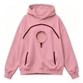 thumbnail image 3 of TZZQ Pet Pouch Hoodie Sweatshirt for Women Long Sleeve Cat Pullover Sweatshirt with Pull Pocket Soft Comfy Drop Shoulder Puppy Sherpa Cat Carrier Tunic Hoodie Shirt with Zip Pocket Pink S, 3 of 5