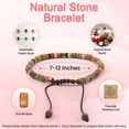 thumbnail image 4 of Elphaba Galinda Thank You Appreciation Gifts for Women: Healing Natural Red Creek Jasper Bracelet for Coworkers Employee Boss Colleague Teacher, 4 of 7