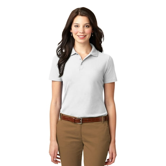 Port Authority Stain Resistant Polo (L510) White, XL
