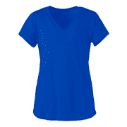 Soffe 6567V Womens Core V-Neck Tee
