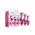 thumbnail image 4 of Nixie Ensemble d'Entraîneur Plug-Fesses en Métal avec Bijou Incrusté - Rose Métallisé, 4 of 5