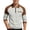 Light Gray, variant on Men Polo Shirt Short Sleeve Quarter Zipper Tees Shirt Basic Black Mens Golf Shirt