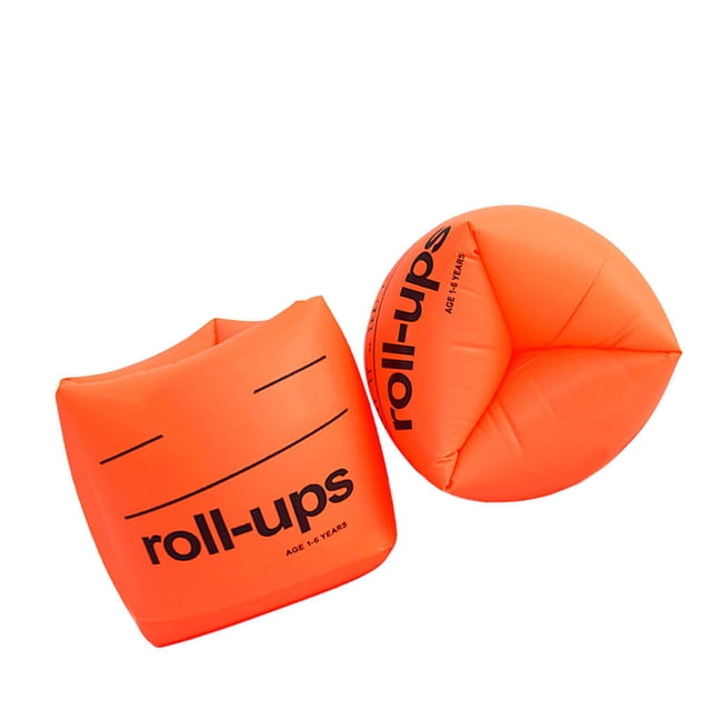 Anillos de brazo de PVC Wosthever para natación 2 uds Deportes acuáticos Naranja