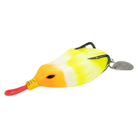 LIVEST 6cm/13g Bionic Frog Lure Simulation Barbed Double Hook Luminous Angling Road Bait Hit The Black Fake Bait Outdoor Fishing