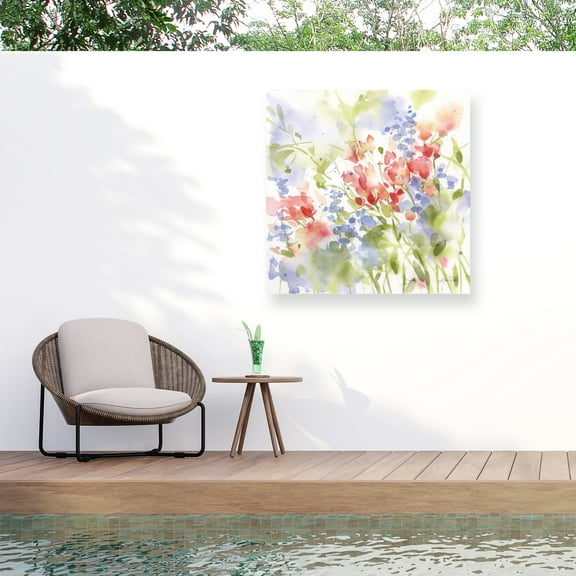 Katrina Pete 'Spring Meadow II' Outdoor Canvas 14x16