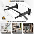 thumbnail image 3 of Topcobe Wall Mounted Multi-Grip Pull Up Bar with Foam Handgrips, Multifunctional Dip Station for Indoor Home Gym Workout, 3 of 8