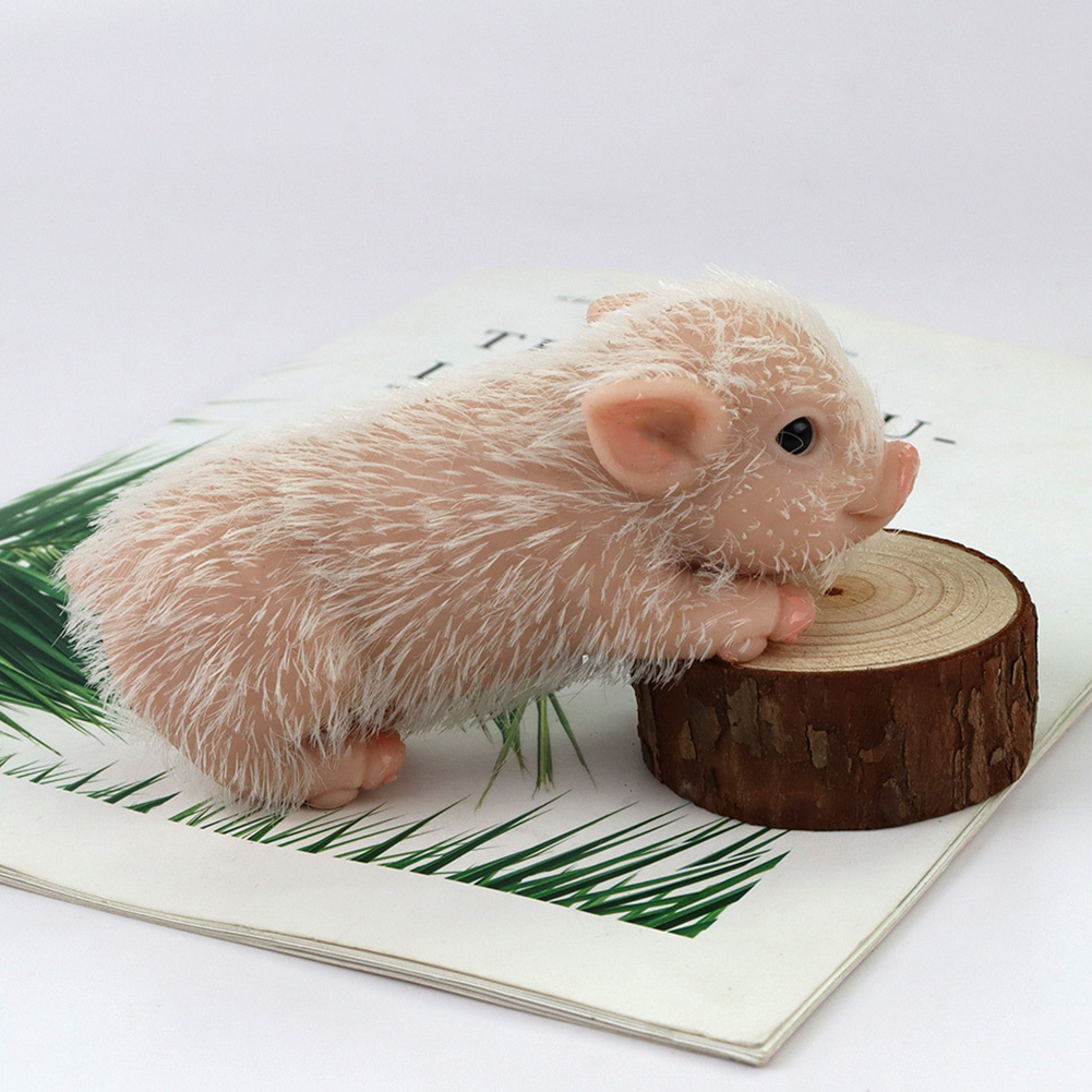 Silicone Pet Toy – Realistic Pig, Rabbit & Dog Soft Reborn Animal Dolls for Kids, Parent-Child Play, Home Party Gifts