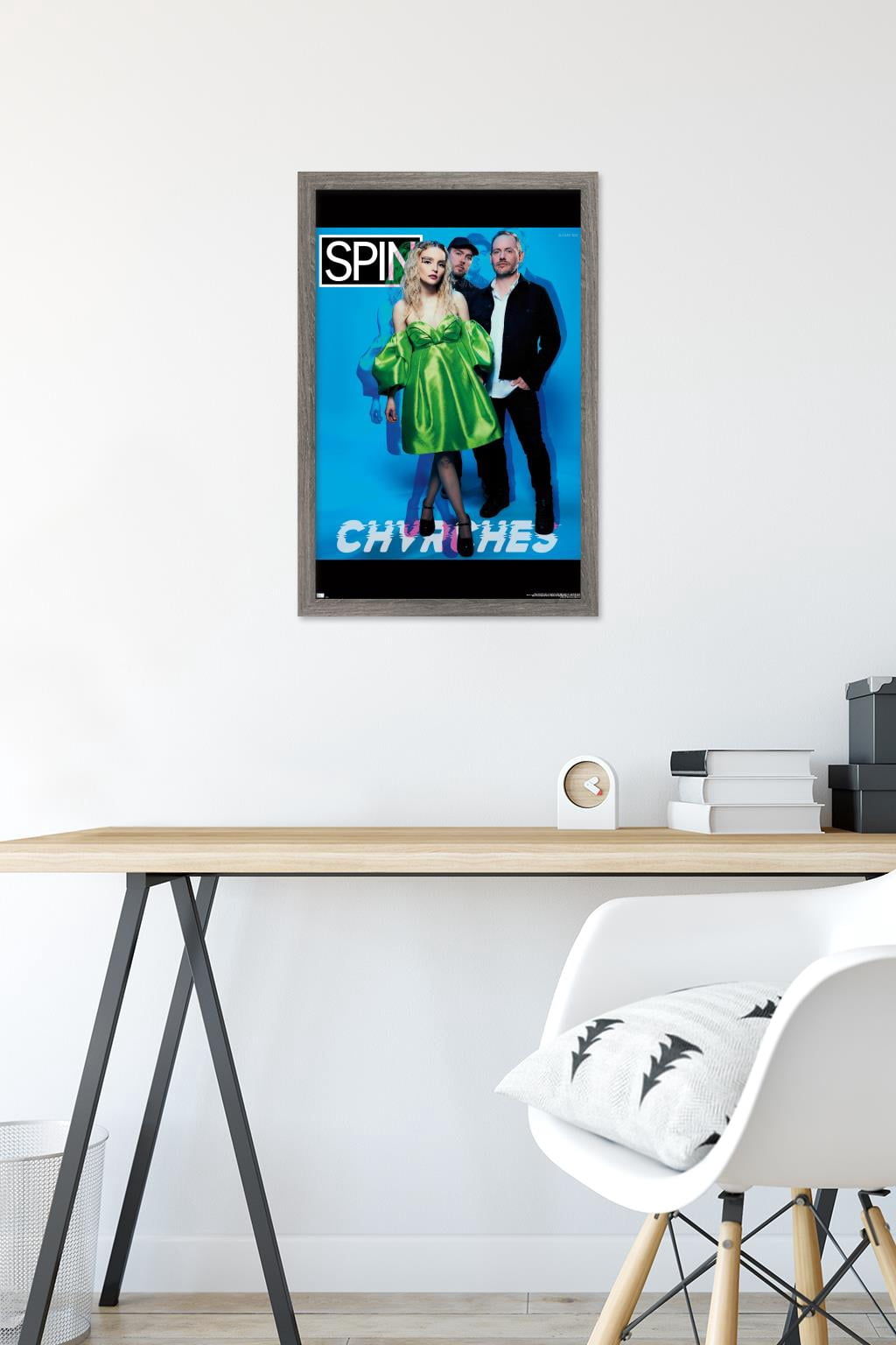 SPIN Magazine - CHVRCHES 21 Wall Poster, 14.725" x 22.375" Framed