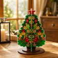 thumbnail image 6 of Christmas Tree Diamond Art Kit, DIY Hanging Ornament for Adults and Beginners, Tree Window Wall Decor and Handmade Gift, 6 of 7