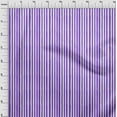 thumbnail image 4 of oneOone Tissu Violet en Polyester Lycra à Rayures Matériel de Couture Tissu Imprimé au Mètre 56 Pouces de Large, 4 of 4