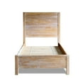 thumbnail image 4 of Grain Wood Furniture Montauk Solid Wood Bed, Twin Size, Driftwood, 4 of 7
