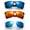 Blue Mirror & Red Mirror &Clear Blue, variant on Mens Retro Fashion Glasses Flash Mirror Lens