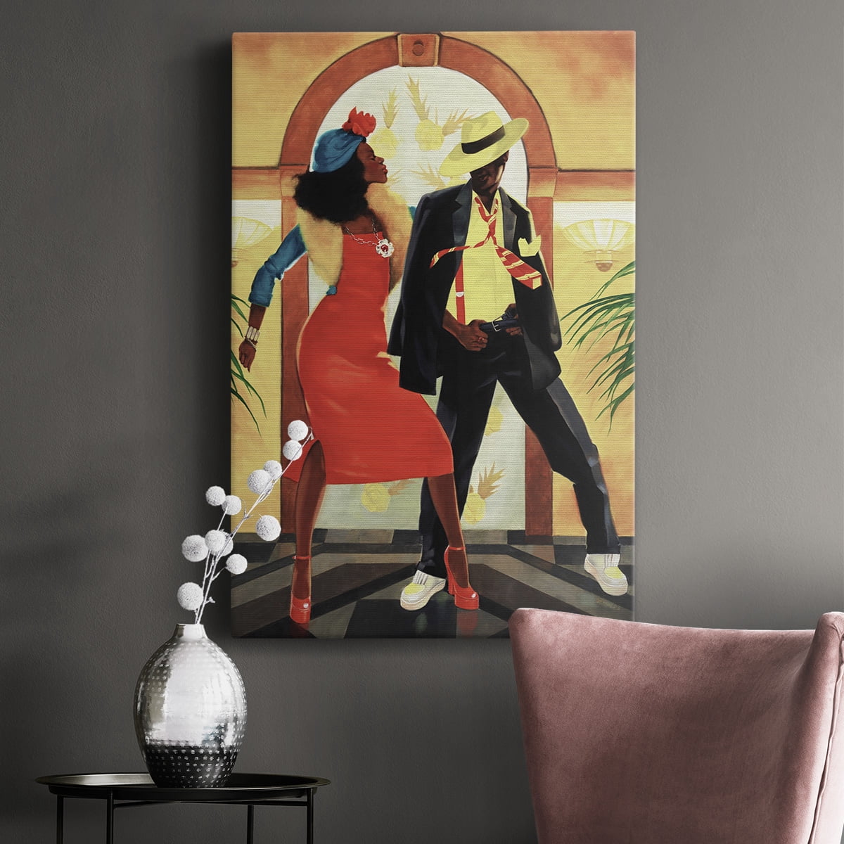 Night Out I Premium Gallery Wrapped Canvas - Ready to Hang