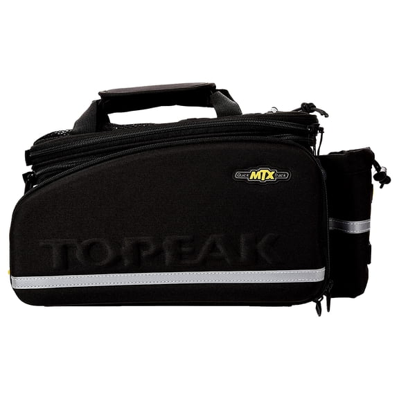 Topeak MTX TrunkBag DXP Rack Bag with Expandable Panniers: 22.6 Liter, Black