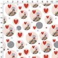 thumbnail image 2 of Cute Elephant Holding a Heart Shaped Balloon Premium Gift Wrap Wrapping Paper Roll, 2 of 5