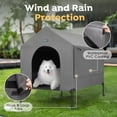 thumbnail image 3 of Casa para Perro Veehoo 41 2 en 1 para Exterior e Interior, Resistente a la Intemperie, 3 of 6