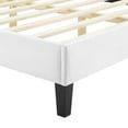 thumbnail image 4 of Modway Gwyneth Tufted Performance Velvet Twin Platform Bed in White, 4 of 10