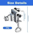 thumbnail image 5 of Adjustable Umbrella Holder Clamp For Balcony Railings Table Vertical Horizontal Mount Without Drilling Easy Installation, 5 of 8