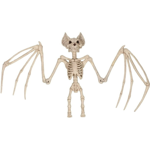 36" Large Skeleton Bat Halloween Decoration