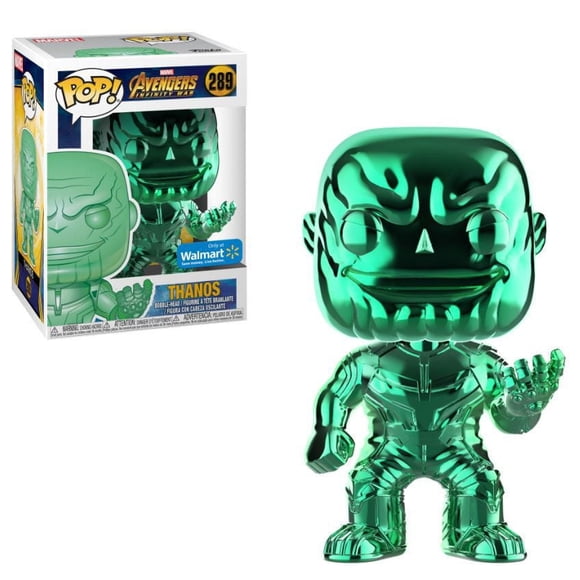 Funko POP! Marvel: Avengers Infinity War - Green Thanos Chrome Vinyl Figure (Walmart Exclusive)