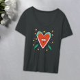 thumbnail image 2 of Camiseta para mujer, camiseta cómoda a la moda, transpirable, Top de manga corta para mujer, camisetas para mochilero, caminar, viajar, acampar, sende L, 2 of 10