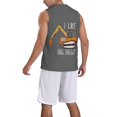 thumbnail image 5 of Rocae I Like Big Digger for Men's Basketball Jersey Lightweight and Breathable Athletic Tank Top,Quick-Drying Sports Jersey Small, 5 of 9