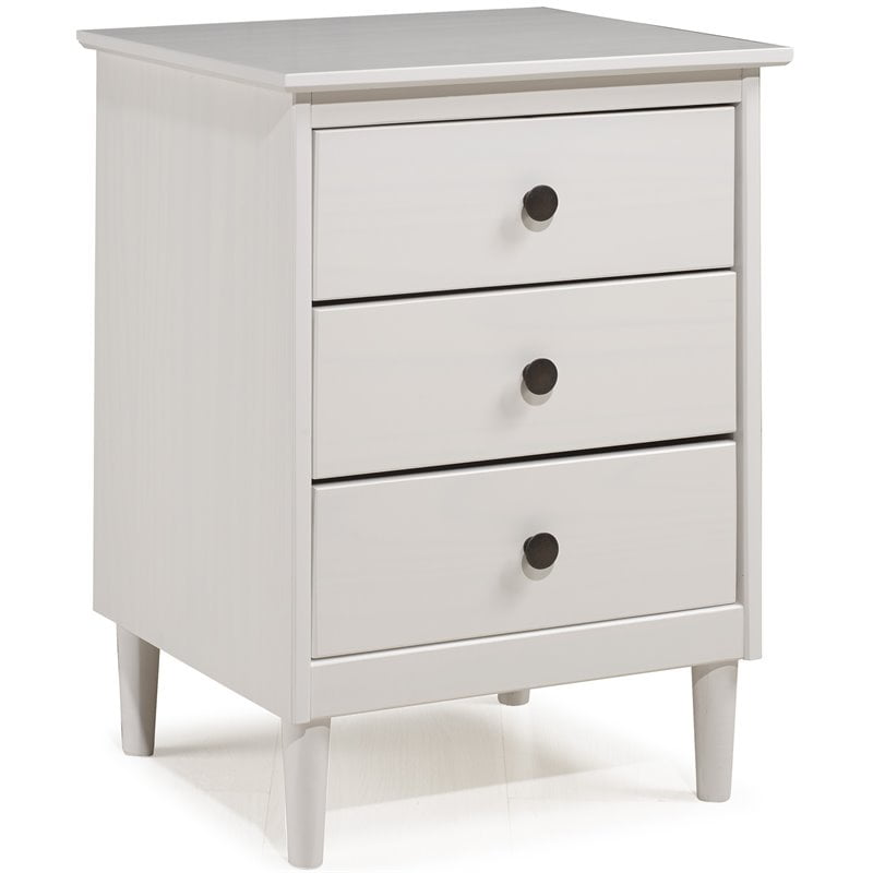 Photo 1 of **parts only ** Modern 3 Drawer Simple Wood Nightstand