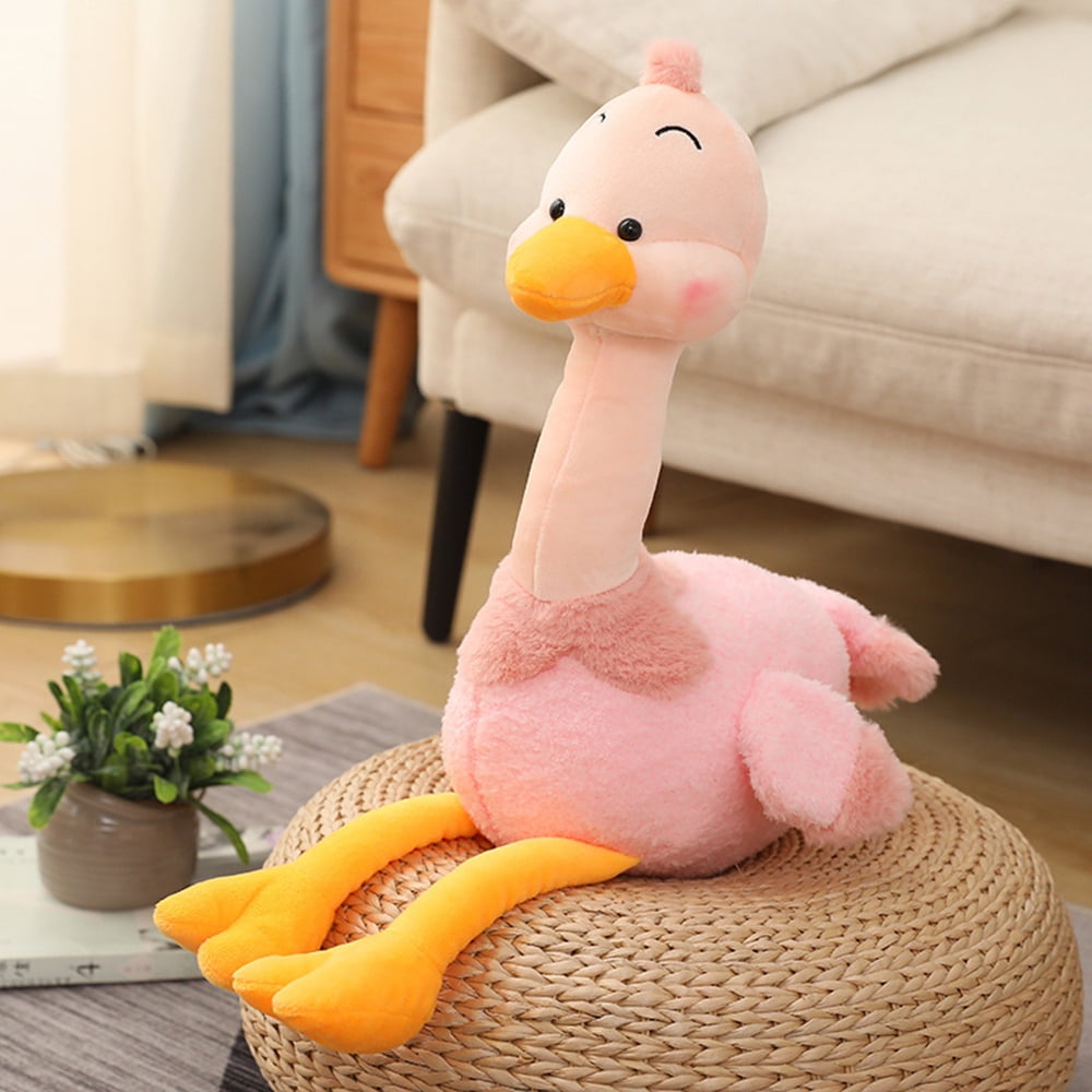 SEEKFUNNING Plush Toys Cute Ostrich Plush Toy Super Soft Stuffed Animals Throw Pillow Random color Walmart