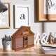 thumbnail image 4 of House Shape Wooden Money Box With Counter Wooden Crafts Money Saving Box Portable Coin Bank Brown Money 1000 G, 4 of 5