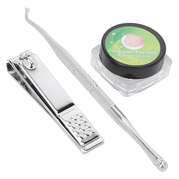 Kit de tratamiento de corrección de uñas encarnadas, tratamiento de corrección de uñas encarnadas, corrector de uñas encarnadas, tiras alisadoras de uñas encarnadas, clips de recuperación diseñados para precisión