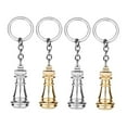 thumbnail image 4 of Raindrops Assorted Color Chess Keychain Alloy Bag Pendant for Decoration Perfect Gift for Chess Lovers 4pcs, 4 of 8