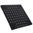thumbnail image 3 of 1Pcs Black Abs Square Pegboard Panel Wall Organizer for Kitchen Garage Storage Solution 9.63X9.63X0.59in, 3 of 8