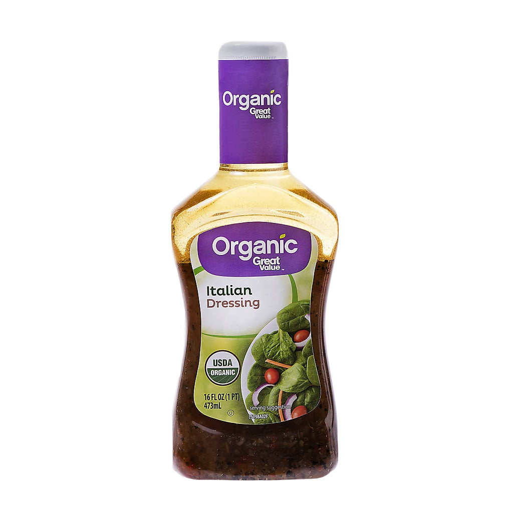 Great Value Organic Italian Dressing, 16 fl oz
