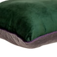 thumbnail image 4 of Parkland Collection Khole 20x20" Solid Fabric Throw Pillow in Olive Green/Taupe, 4 of 6