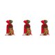 thumbnail image 2 of Wosthever Bolso pequeño de regalo de Navidad, bolsa con cordón de reno, muñeco de nieve, Papá Noel, decoración para fiesta de Navidad de No.03 3piezas, 2 of 6