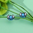 thumbnail image 5 of Disney-pendientes de Lilo & Stitch de Anime para niña, colgante de oreja de Metal, tachuelas delicadas para mujer, regalo de joyería, 5 of 5