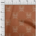 thumbnail image 1 of oneOone Georgette Viscose Fabric Bird Artistic Sashiko Printed Craft Fabric BTY 42 Inch Wide, 1 of 1
