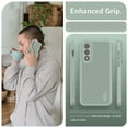 thumbnail image 4 of TUDIA MergeGrip Case for OnePlus Nord 5 5G, Shockproof Dual Layer Heavy Duty Protective Phone Cover, Green Lily, 4 of 6