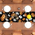 thumbnail image 6 of Halloween Ghost Pumpkin Table Runner,Halloween Dinner Table Runner Decorations and Supplies for Home Kitchen Dining Room Table-13×90'''', 6 of 6